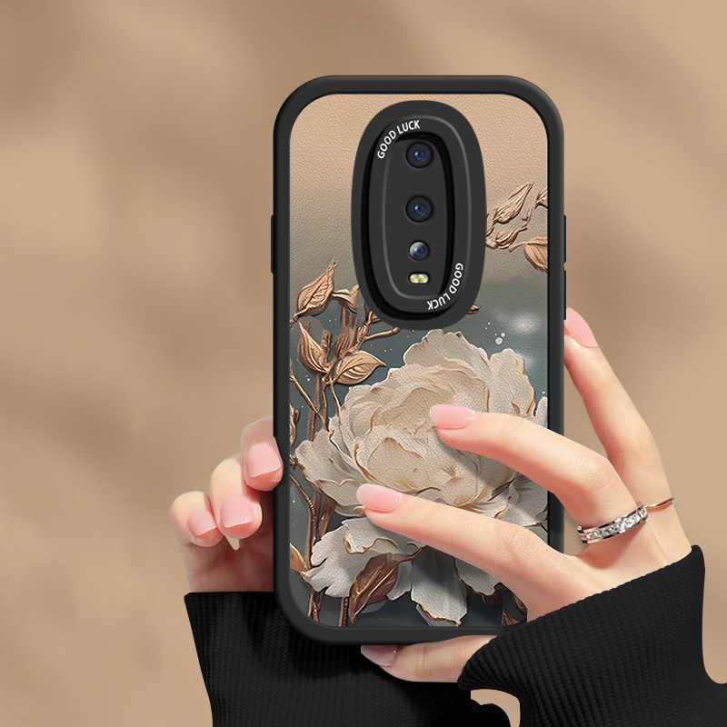 OPPOR17/15/11望舒金莲国风软壳