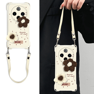 简约Y77E Y33T花朵公仔Y53防摔Y12 y100t新款 Y15外壳 Y36I Y78plus Y74 适用vivoY300Pro手机壳Y200i Y76S