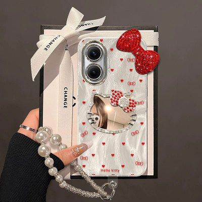 适用红米Turbo系列爱心KT猫外壳