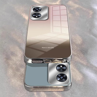 适用oppoA97手机壳A96新款A91/A72简约58x时尚57渐变晕染55s玻璃A32女款a11X/A36颜值A3pro/a1x/A5活力版/a2m