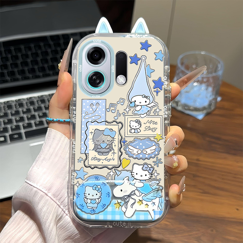 适用OPPOK系列独角兽凯蒂猫外壳