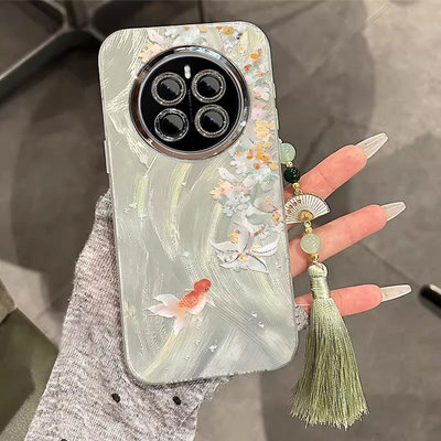 适用荣耀Magic系列桂花锦鲤外壳