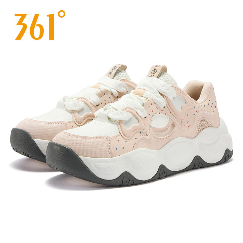 361板鞋面包鞋2026春季新款女款运动板鞋粉色新年厚底增高百搭,运动鞋new,板鞋,淘宝优惠券,粉丝福利购,淘宝优惠卷