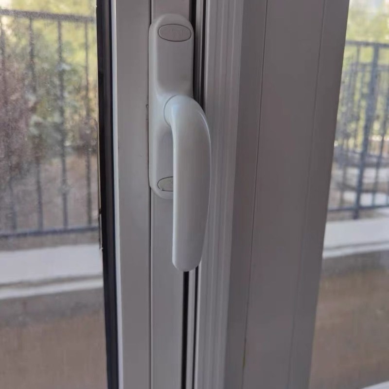 老式50型铝合金窗户把手平开窗断桥外推门窗传动执手拉手外开配件