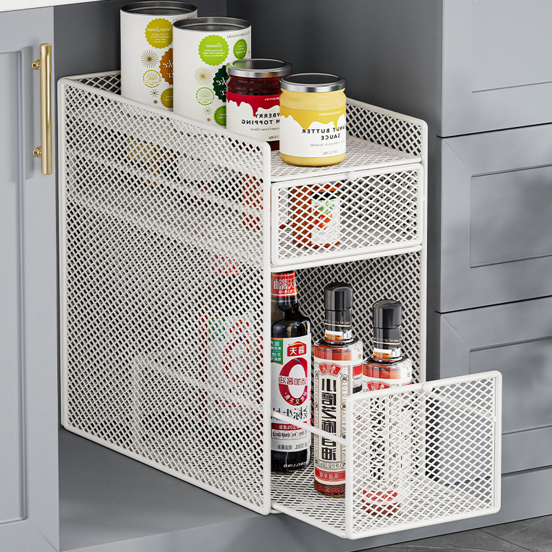 卫生间下水槽置物架浴室厨房柜内收纳架洗手台洗手池抽拉分层架子