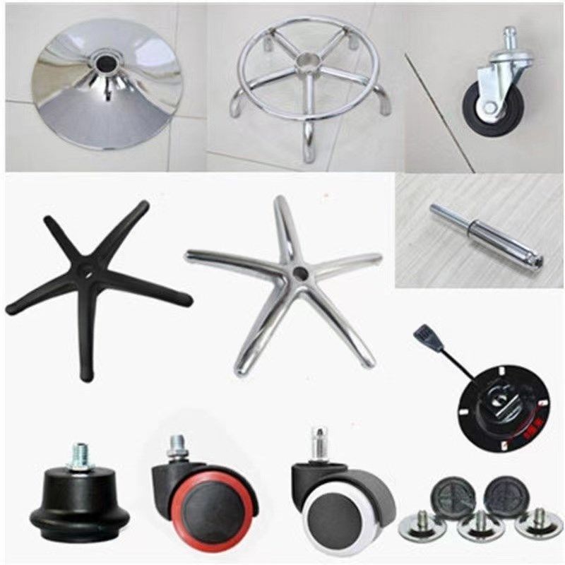 椅子配件升降凳酒吧椅转椅轮子吧凳子滑轮脚垫高脚升降椅子配件