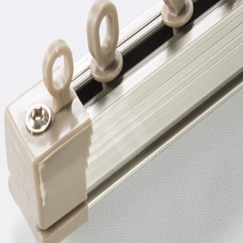 挂钩窗帘辅料直轨铝合金弯曲轨道 L型U型飘窗轨 任意弯曲纳米滑轮