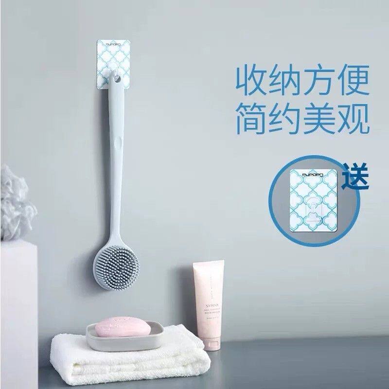 硅胶搓澡神器长柄软毛洗澡刷搓澡巾成人搓背搓泥不求人后背沐浴刷