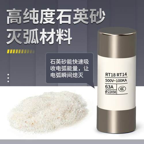 RO15熔断器10X38陶瓷保险丝管R015 16 17熔芯RT18 6 8 10 32A500