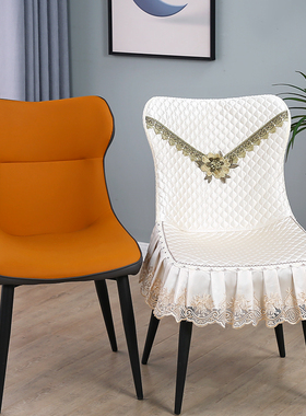 餐桌椅子套罩现代简约防猫抓保护套北欧轻奢娃娃椅通用餐椅套罩W3