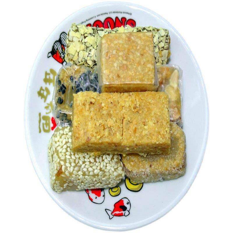 潮汕特产惠来靖海豆辑四锦糖混合什锦糖独立包装茶点小吃花生软糖