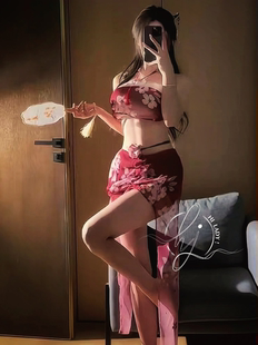 hi lady！花想容*改良汉服古风超仙睡衣透视绑带新中式国风肚兜