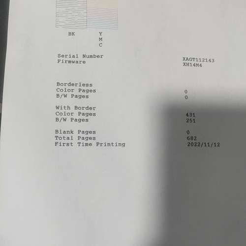 爱普生L3218打印机，黑色喷头堵了，其他。当配件机