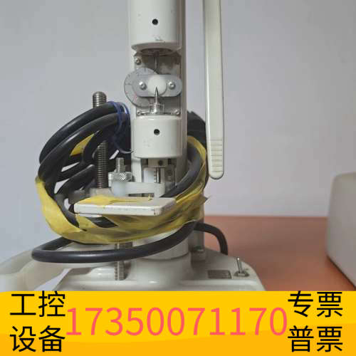 华泰Bausch & Lomb眼镜打孔机，白色机身，带CE认证。