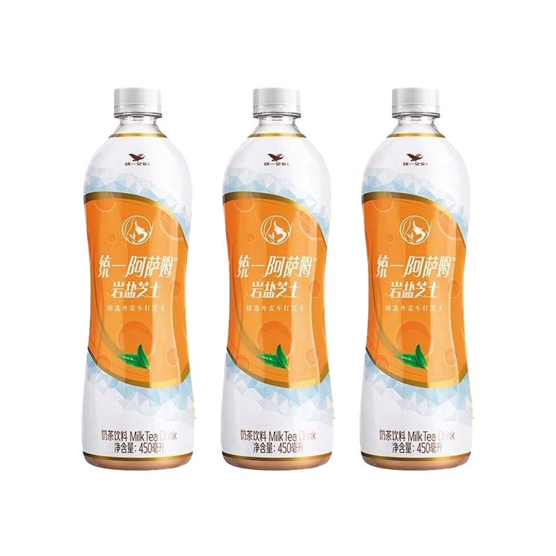 阿萨姆奶茶原味白桃观音茉莉奶茶奶茶饮料500ml*15瓶450ml装