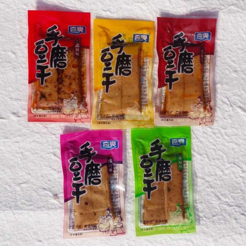 重庆装特产奇爽手磨条豆干 散装小包泡椒豆腐干 Q弹麻辣零食解馋