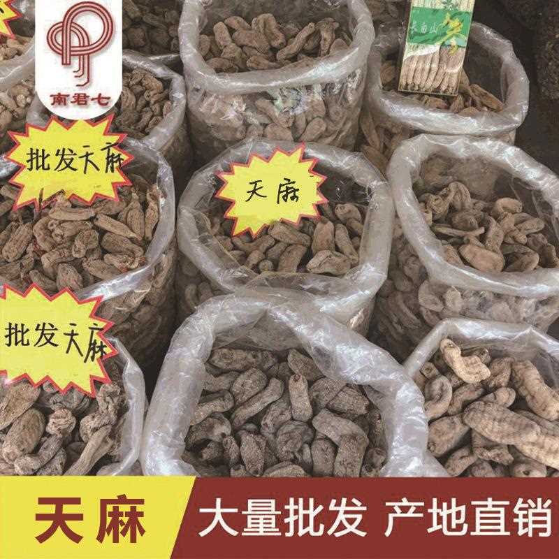 南君天七天麻 云南昭通小草天坝麻湖麻北天片乌红麻中