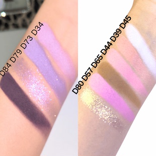 哑光眼影单色粉色蓝色黑色紫色棕色修容腮红提亮高光大地色彩色多