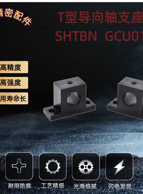 SHTBN GCU01-D30 35 40 50 60-H25 30 40 50 60 80 T形导向轴支座