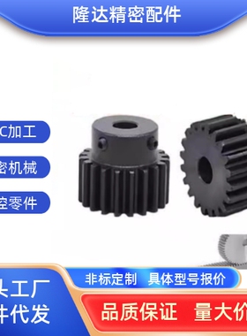 1模凸台齿轮VNF01/02/03/21/22/23/41/42/43-1.0直齿轮