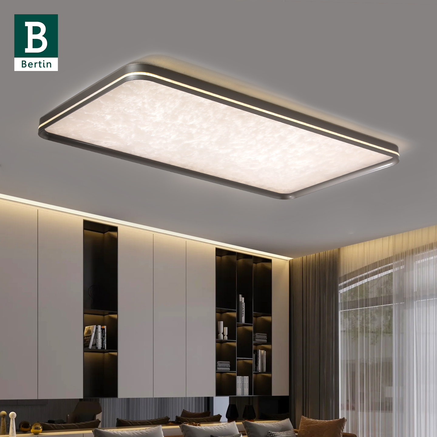 柏丁意式极简客厅吸顶灯