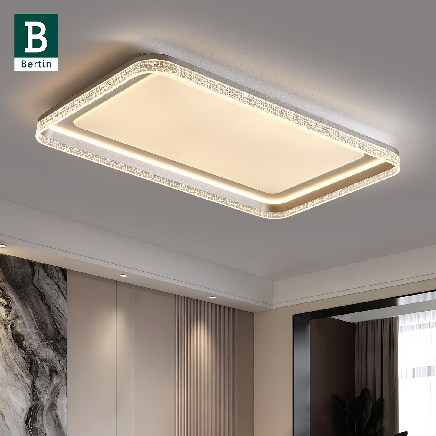 柏丁现代轻奢客厅吸顶灯