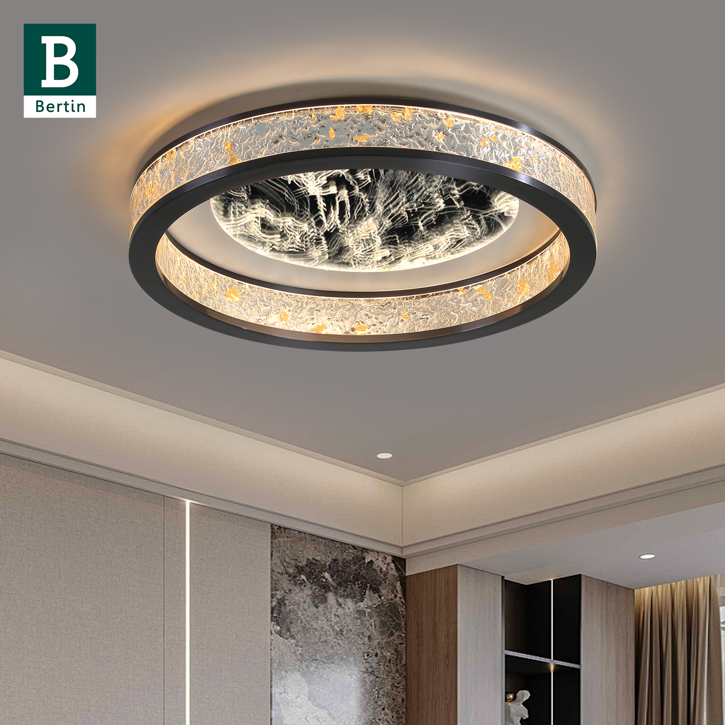 柏丁意式轻奢卧室吸顶灯