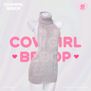 COWGIRL BEBOP[梦中爱抚]二次元cos性感超短针织经典露背连体睡衣