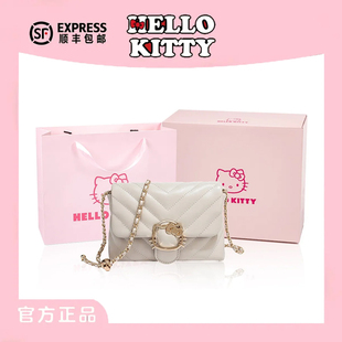 HelloKitty三丽鸥凯蒂猫链条小方包女简约百搭斜挎包单肩包高级感