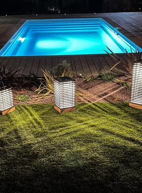 太阳能灯户外院灯草e坪灯 室外l庭d防水灯简约公G-2310园灯花百园