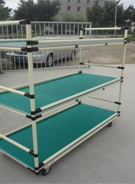 惠州精益手管流推车快多层防静电周转车电SH-WLC12商递物流物拣货