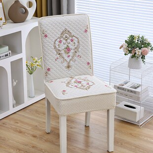 2025新款简约现代全包一体椅子套罩凳子套田园餐厅椅套坐垫套子罩