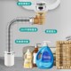 加长排水管 弹跳式 面盆下水器304不锈钢下水套装 洗手池台上盆翻版