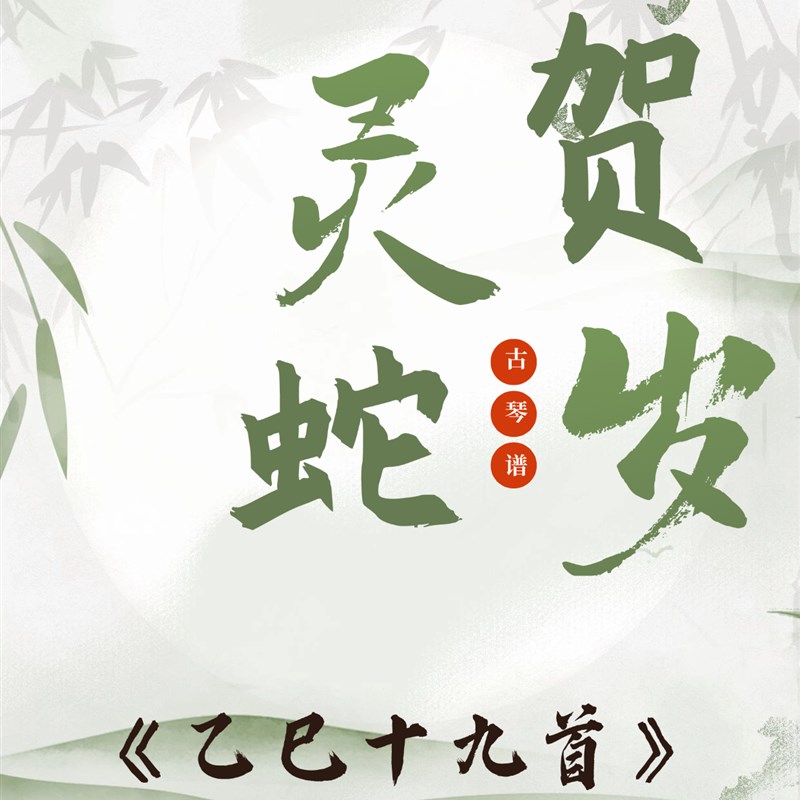 【灵蛇贺岁】观自琴社古琴移植曲谱集初学者自学古琴资料乙巳版本