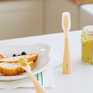 精选树可果酱刮勺食品级硅胶迷你可立小勺子黄油刀酸奶抹酱铲烘焙