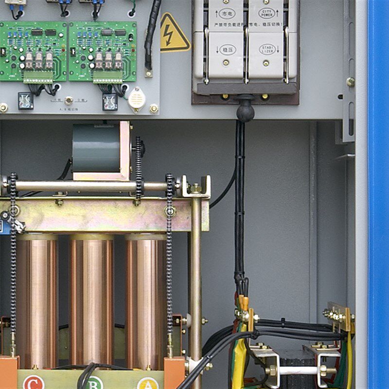 现货SBW-200kva大功率稳压器三相380全自动补偿式电力稳压器200KW