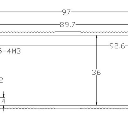 97*40 铝合金外壳 铝型材外壳 铝盒 铝壳 壳体 电源盒 仪表壳体