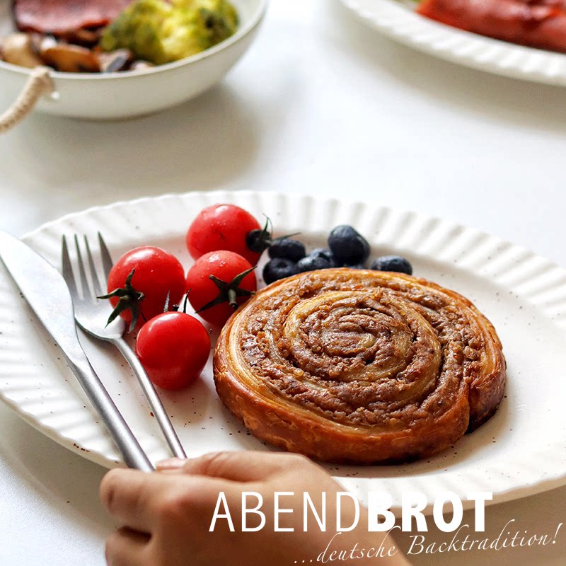 提子肉桂卷法式面包下午茶点心甜品网红早餐abendbrot阿本布鲁特