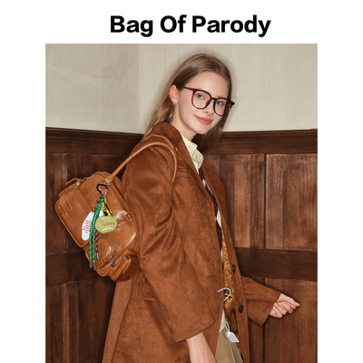 Bag of parody保龄球包2025春季新款机车包单肩手提包大容量通勤
