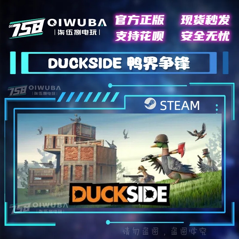PCsteam正版国区游戏 DUCKSIDE 鸭界争锋 国区/全球区激活码CDK