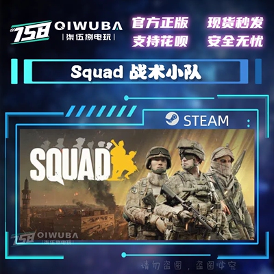 PC中文steam正版游戏 Squad 战术小队 国区激活码CDK CDKEY