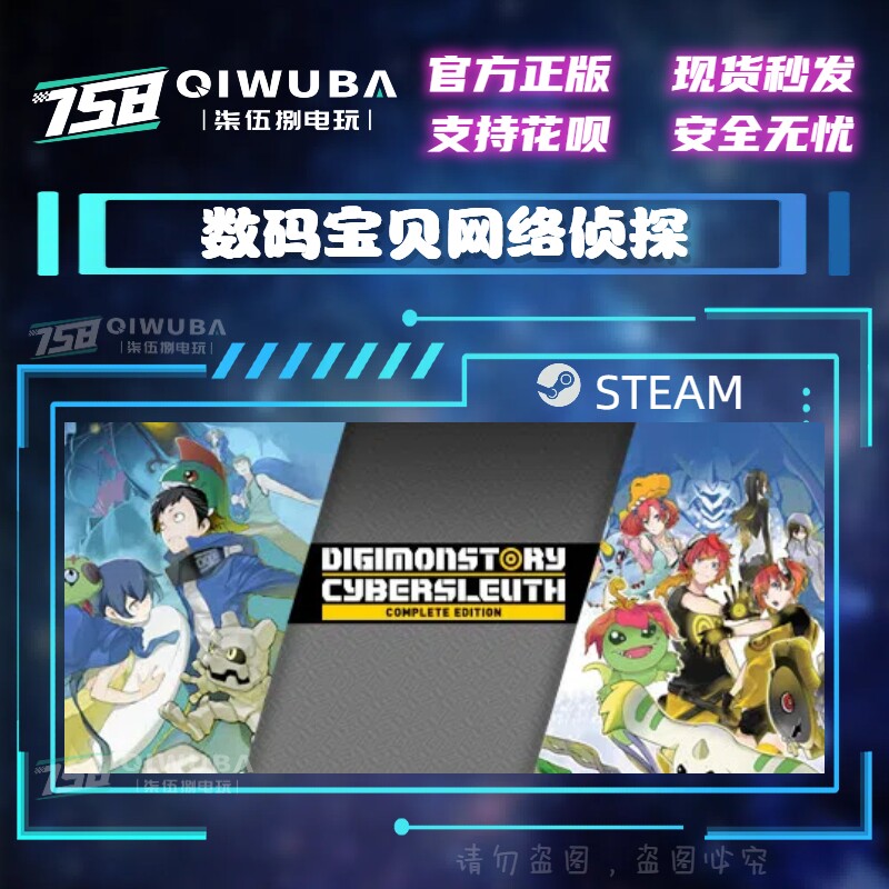 PC中文steam正版国区游戏 数码宝贝网络侦探 国区激活码CDK CDKEY