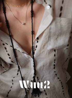 Wuu2 无序之地 老钱风火烧条纹丝麻衬衫轻薄透气度假长袖衬衣女夏