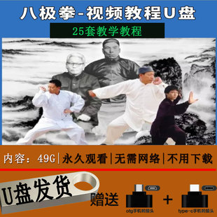 八极拳全套视频教程武学教学视频全集拳击散打教程八极拳视频优盘