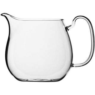 落笙玻璃公道杯日式侧把加厚耐热分茶器高档透明匀杯茶海功夫茶具
