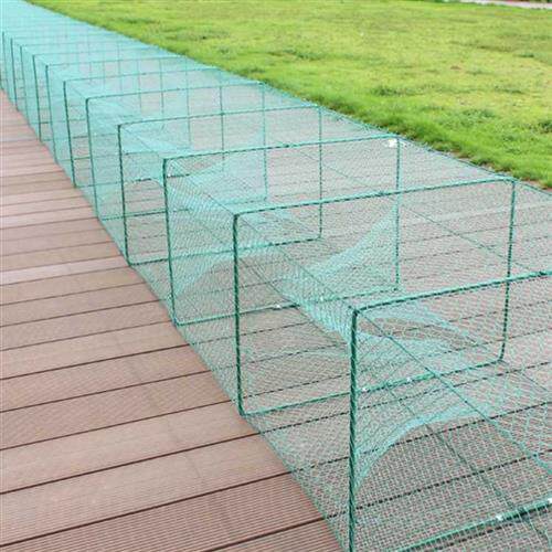 全有结网大框架地网笼大鱼笼子折叠25米30米黄鳝虾笼黄辣丁鲶鱼网