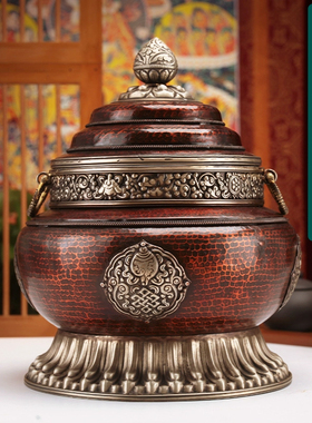 平底果盘收纳罐大肚家用摆件