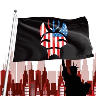 Seal Team 海豹突击队 美剧同款三叉戟猫头旗帜户外旗纪念收藏旗