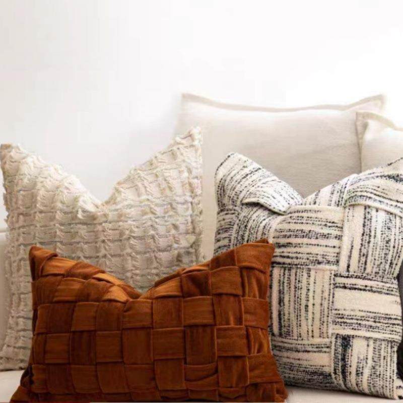 样板房抱枕轻奢简约现代软装沙发客厅靠垫方枕样板间酒店抱枕,居家布艺,抱枕被,淘宝优惠券,粉丝福利购,淘宝优惠卷