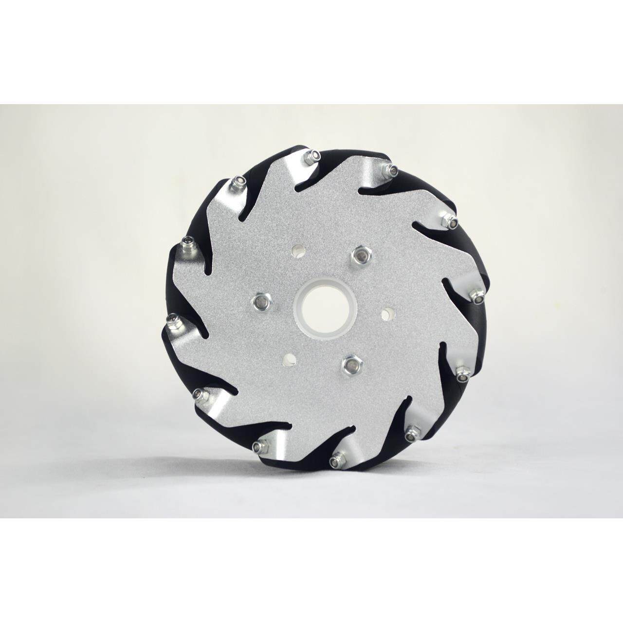 一套(4个)127mm轻载型麦克纳姆轮(mecanum wheel)带赛钢 14198S